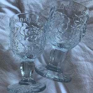 Madonna Inn Crystal Goblets 9oz (set of 2)